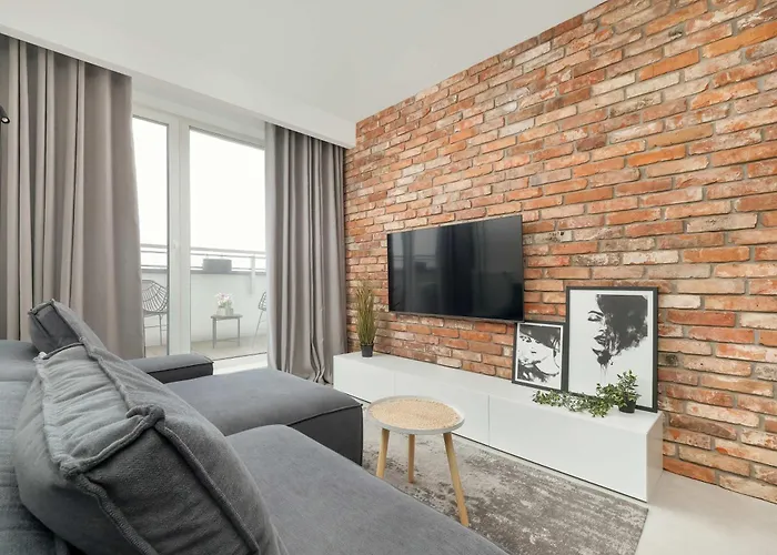 Elegancki Z Klimatyzowanym Salonem, Wanna I Parkingiem W Centrum Lodzi By Renters Prestige * Лодзь